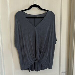 LOFT blue V-Neck Women's Blouse